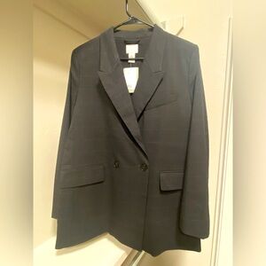H&M double breasted blazer